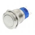 Stainless Steel Round Latching Push Button Switch